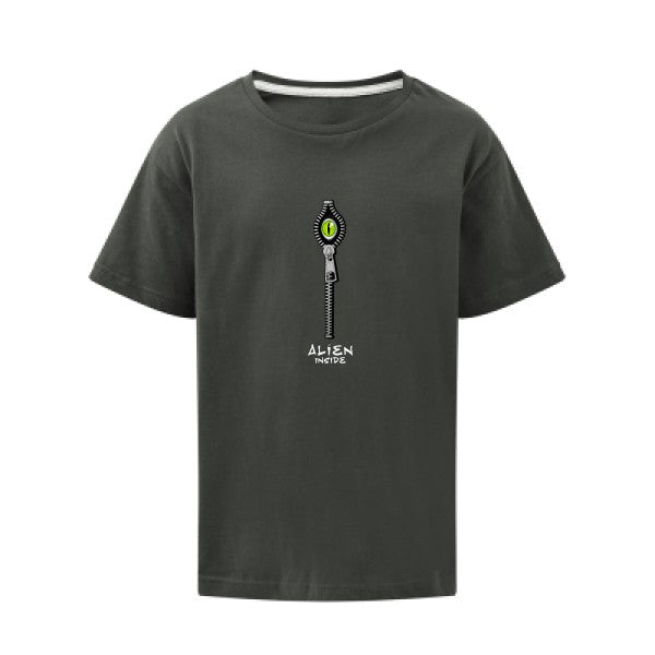 Alien inside SG - Kids T-shirt enfant Charcoal Taille 152 (11-12/2XL)