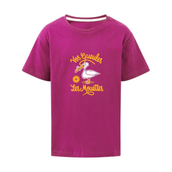 Vos gueules les mouettes SG - Kids T-shirt enfant Dark Pink Taille 152 (11-12/2XL)