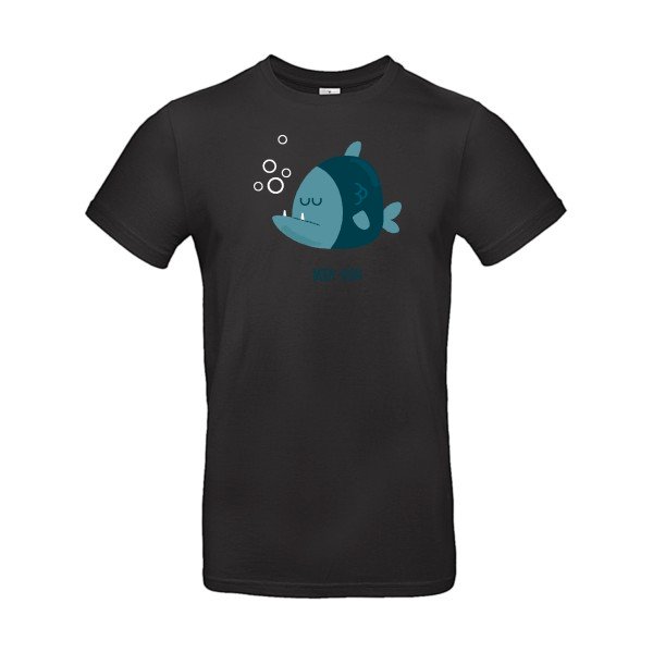 T-shirt humour original M En Fish T Shirt couleur Black