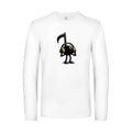 la-musique-dans-la-peau-t-shirt-manches-longues-original-humour -White