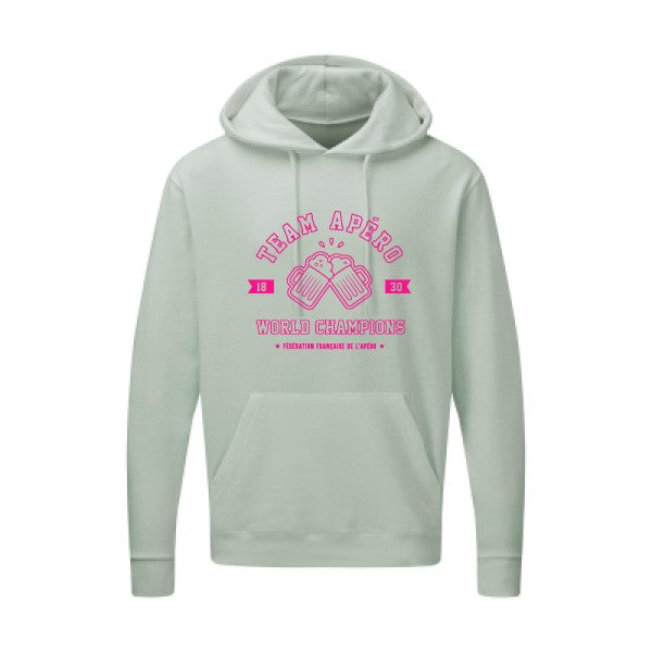 Team apéro Rose Fluo SG - Hooded Sweatshirt Sweat capuche