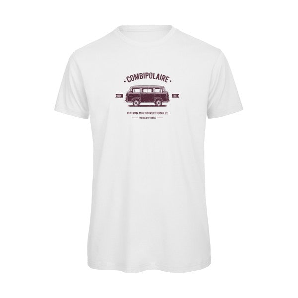 T-shirt humour original Combipolaire T Shirt couleur White