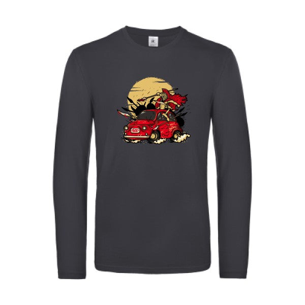 500-t-shirt-manches-longues-original-humour -Dark Grey
