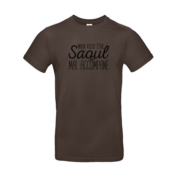 Maux vieut être SaoulFlex noir - E190 T-shirt|Brown||2XL