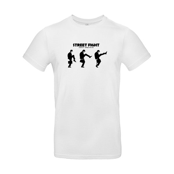 T-shirt humour original British Fight T Shirt couleur White