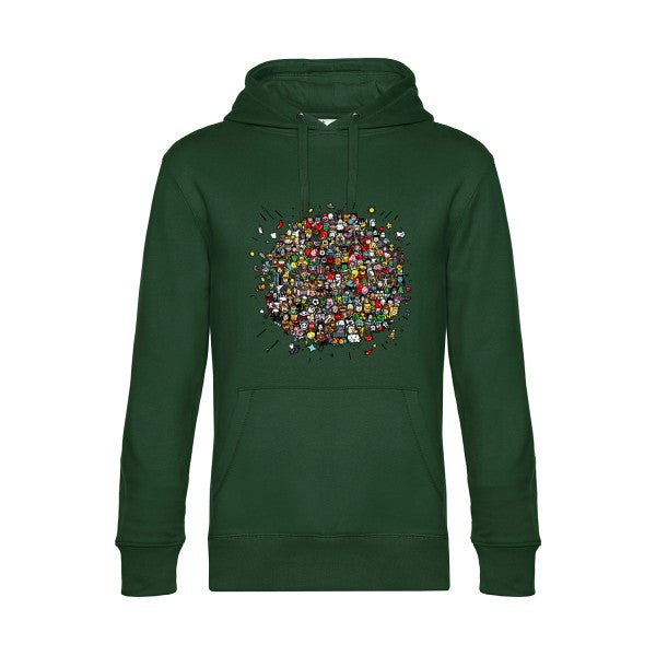 Planete-Pop-Culture- Sweat à capuche original Bottle Green - RueDuTeeshirt