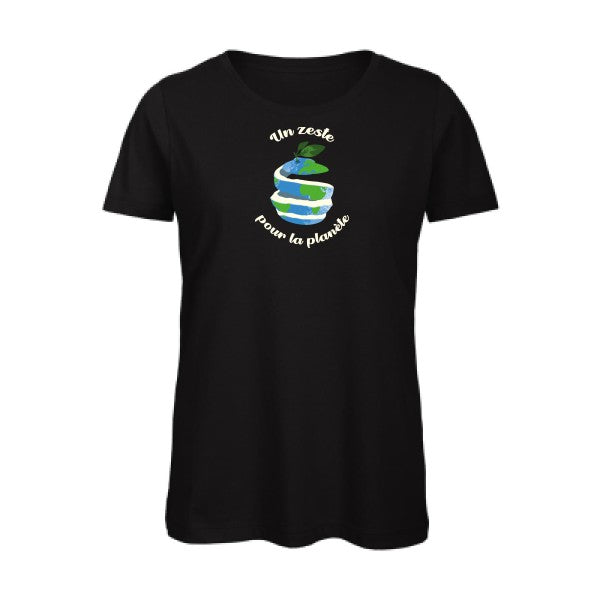 Un-p-tit-zeste...- - t-shirt original femme Black