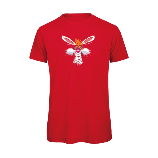 T-shirt humour original Rabbit T Shirt couleur Red