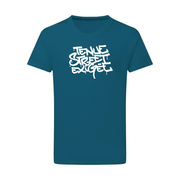 Tenue street exigée -Flex vert pomme sur T-shirt SG  Petrol  2XL