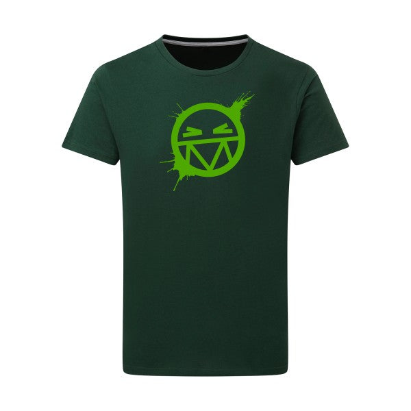 Smile vert pomme -Flex vert pomme sur T-shirt SG  Bottle Green  2XL