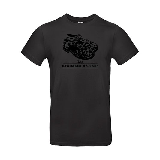 Les sandales matiens |E190 T-shirt|Black||5XL