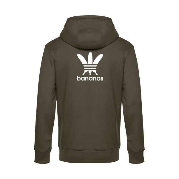 bananas sweat shirt original Khaki flex Blanc impression Dos