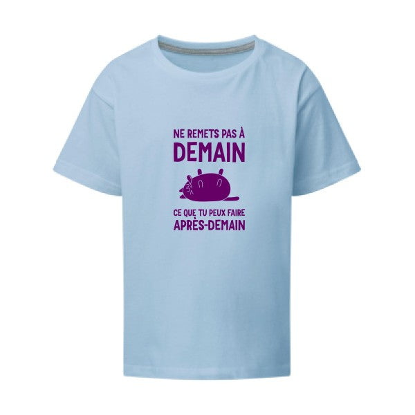 Ne remets pas à demain Flex Violet SG - Kids T-shirt enfant Sky Taille 152 (11-12/2XL)