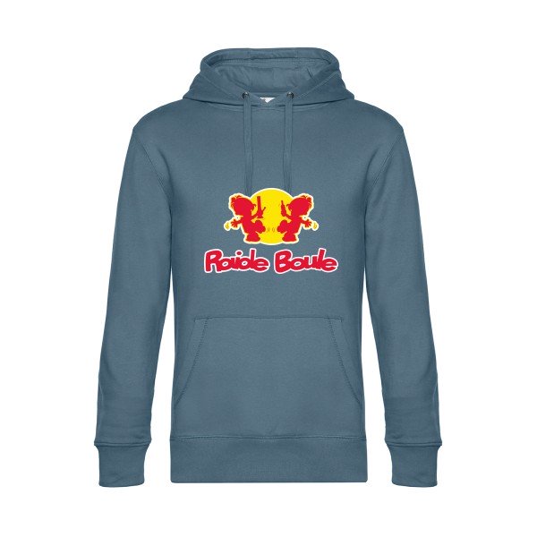 RaideBoule- Sweat à capuche original nordic blue - RueDuTeeshirt