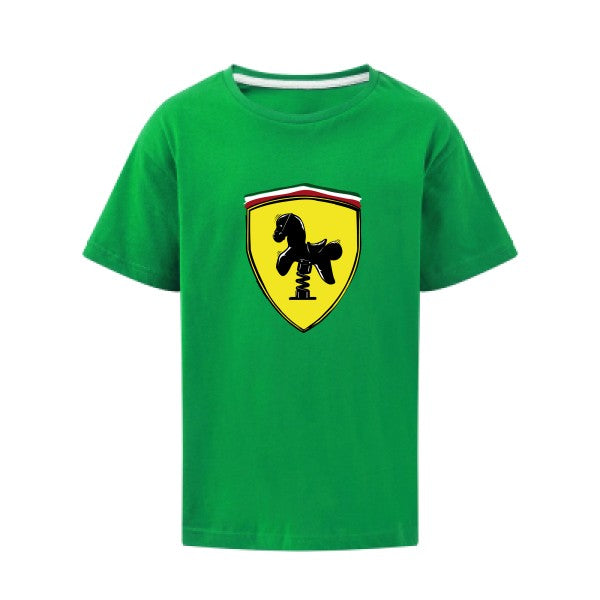 Ferrari SG - Kids T-shirt enfant Kelly Green Taille 140 (9-10/XL)