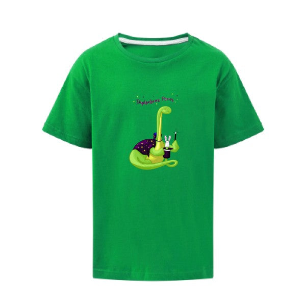 Diplodocus Pocus SG - Kids T-shirt enfant Kelly Green Taille 140 (9-10/XL)