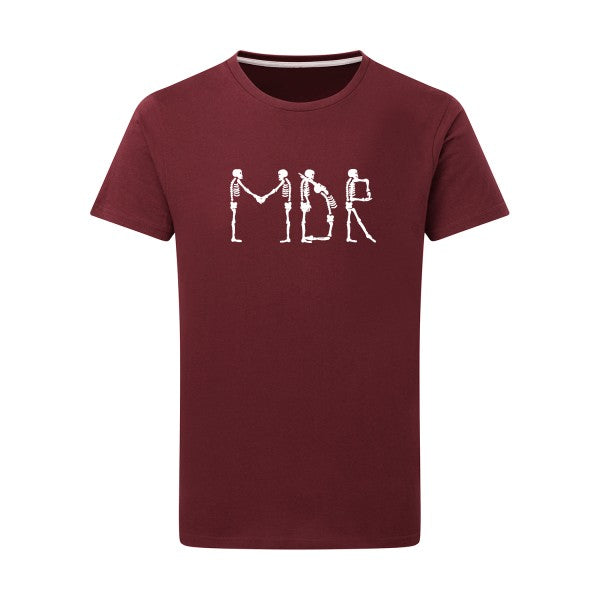 MDR - Flex Blanc Tshirt original Burgundy  2XL