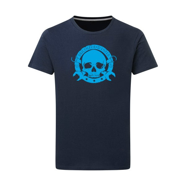 bricoleur d'enfer - Flex bleu clair Tshirt original Denim  XL