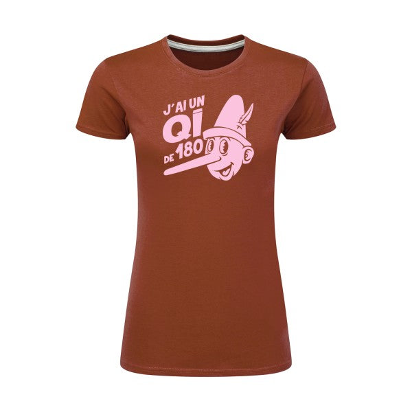 Quotient intellectuel Rose |T shirt original femme|SG