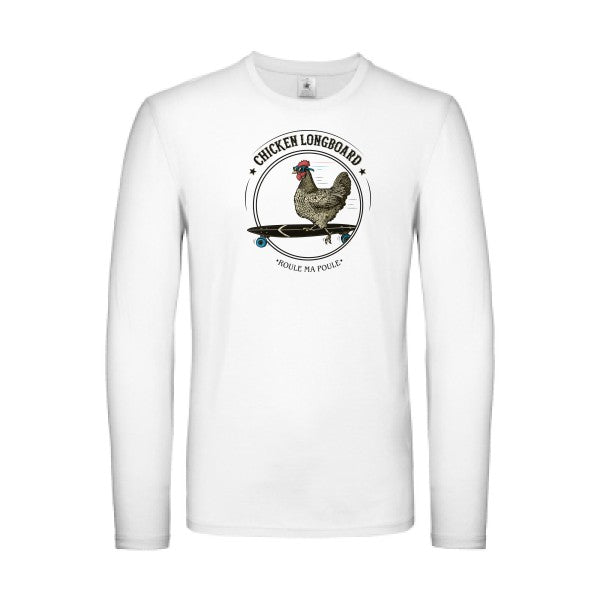 Chicken Longboard B&C - E150 LSL T-shirt manches longues léger