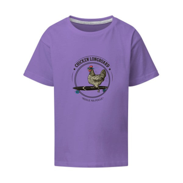 Chicken Longboard SG - Kids T-shirt enfant Aster Purple Taille 152 (11-12/2XL)