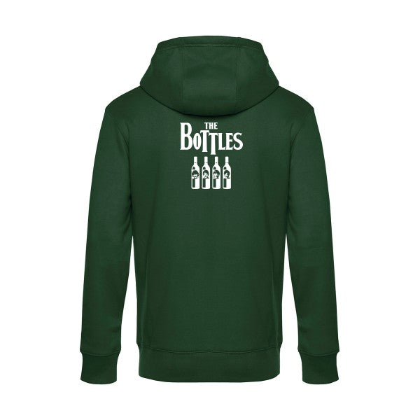The-Bottles sweat shirt original Bottle Green flex Blanc impression Dos