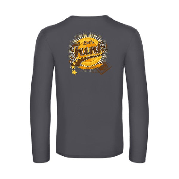 let-s-funk-!-t-shirt-manches-longues-original-humour -Dark Grey