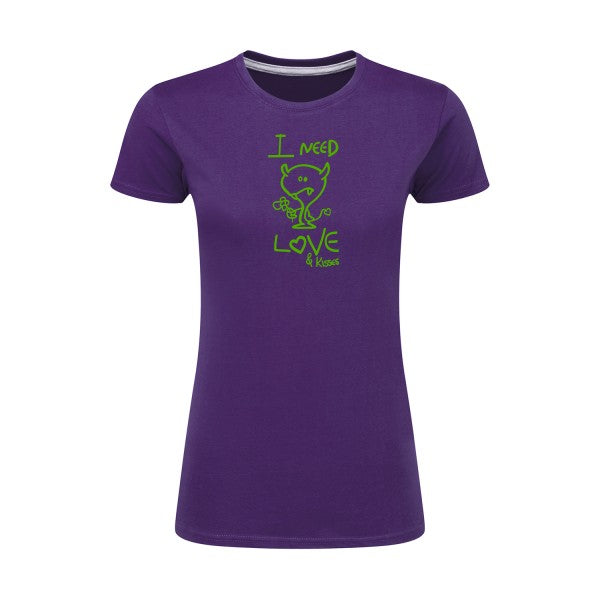 LOVER | Vert pomme |T shirt original femme|SG