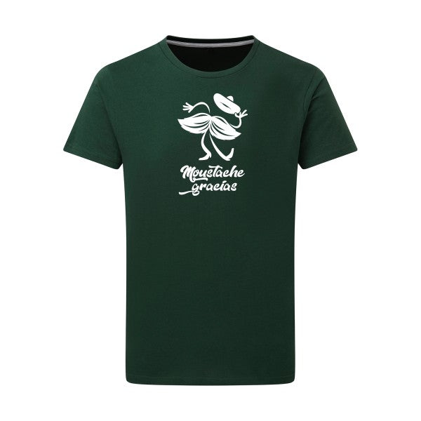 Presqu'spagnol - Flex Blanc Tshirt original Bottle Green  2XL