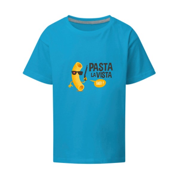 Pasta la vista SG - Kids T-shirt enfant Turquoise Taille 152 (11-12/2XL)