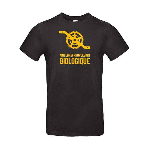 Cyclisme & écologieFlex jaune or - E190 T-shirt|Black||5XL