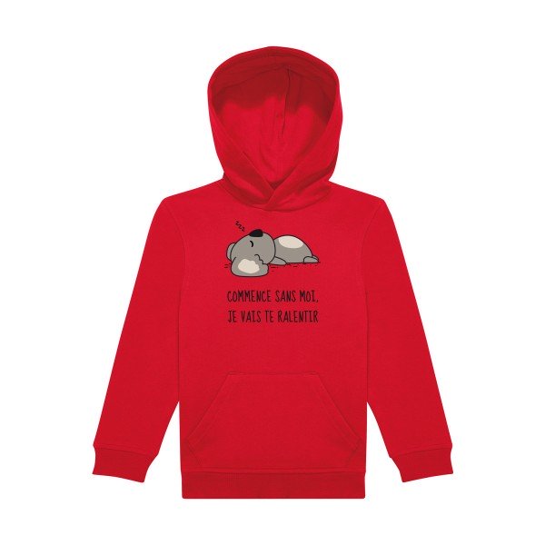 sweat capuche enfant Red Dormir
