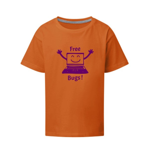 FREE BUGS ! Flex Violet SG - Kids T-shirt enfant Orange Taille 152 (11-12/2XL)