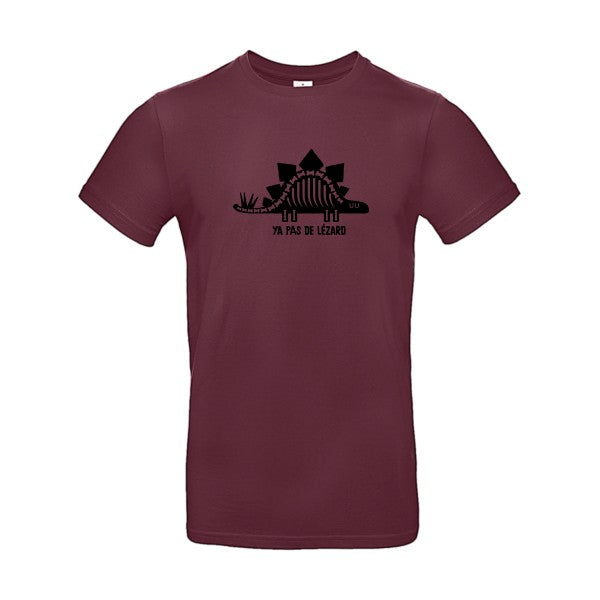 Ya pas de lézardFlex noir- T-shirt E190|Burgundy||2XL