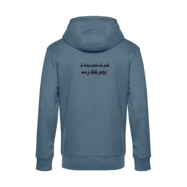 Ne-pour-gagner sweat shirt original nordic blue flex Noir impression Dos