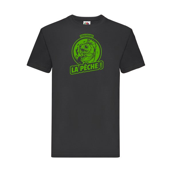 T-shirt|Toujours la pêche ! |Vert pomme|Fruit of the loom 205  G