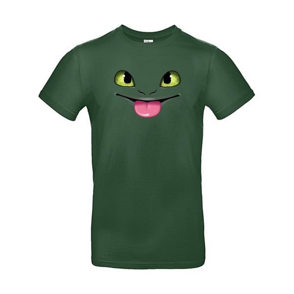 Dragon tongue |T shirt original|E190 Bottle Green Taille 2XL