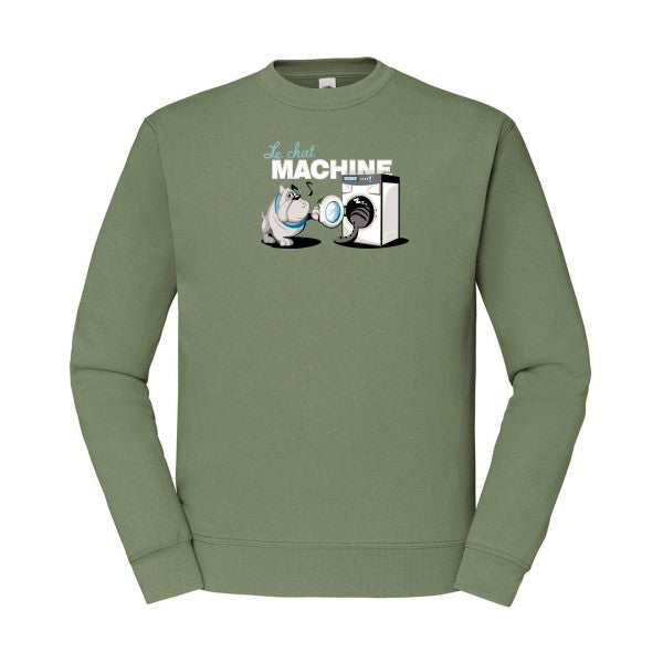 Le Chat Machine Fruit of the loom 280 g/m² Sweat shirt