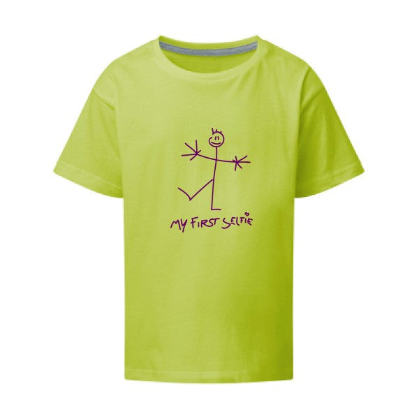 First Selfie Flex Violet SG - Kids T-shirt enfant Lime Taille 152 (11-12/2XL)