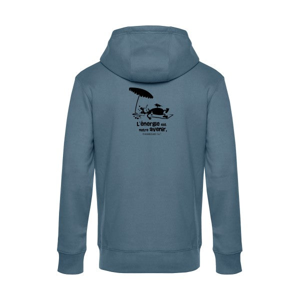 l-energie-est-notre-avenir sweat shirt original nordic blue flex Noir impression Dos