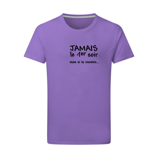 JAMAIS... - Flex noir Tshirt original Aster Purple  2XL