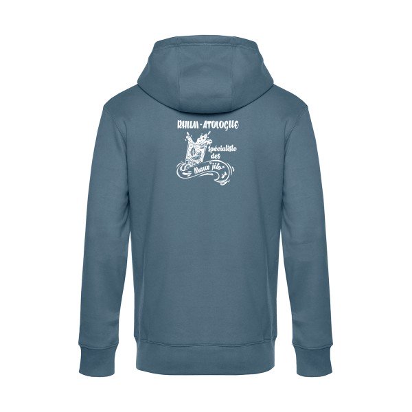 Rhum-atologue sweat shirt original nordic blue flex Blanc impression Dos