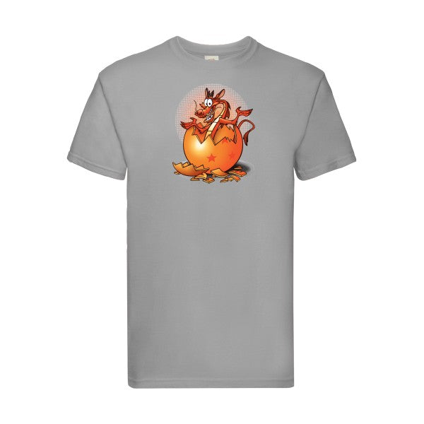 Dragon surprise Fruit of the loom 205 g/m² T-shirt/ zinc