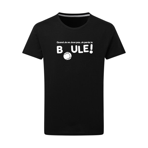 Perdre la boule ! - Flex Blanc Tshirt original Dark Black  4XL