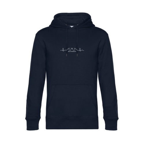BatBeat sweat shirt original Navy Blue flex Blanc impression Face