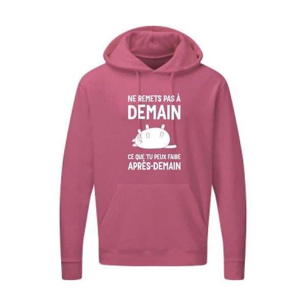 Ne remets pas à demain Blanc SG - Hooded Sweatshirt Sweat capuche