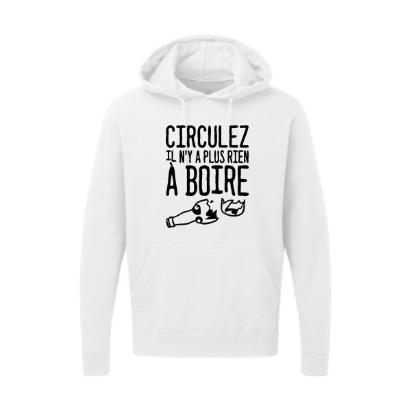 Circulez il n'y a plus rien à boire Noir SG - Hooded Sweatshirt Sweat capuche