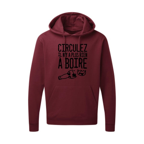 Circulez il n'y a plus rien à boire Noir SG - Hooded Sweatshirt Sweat capuche