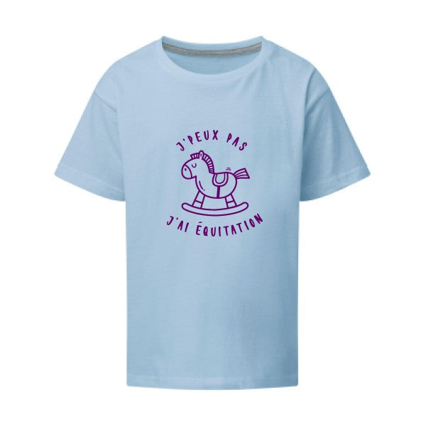 J peux pas j'ai équitation Flex Violet SG - Kids T-shirt enfant Sky Taille 152 (11-12/2XL)