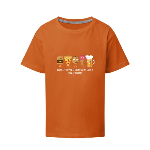 5 fruits et légumes SG - Kids T-shirt enfant Orange Taille 152 (11-12/2XL)